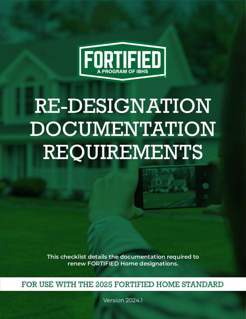 Re-Designation Checklist